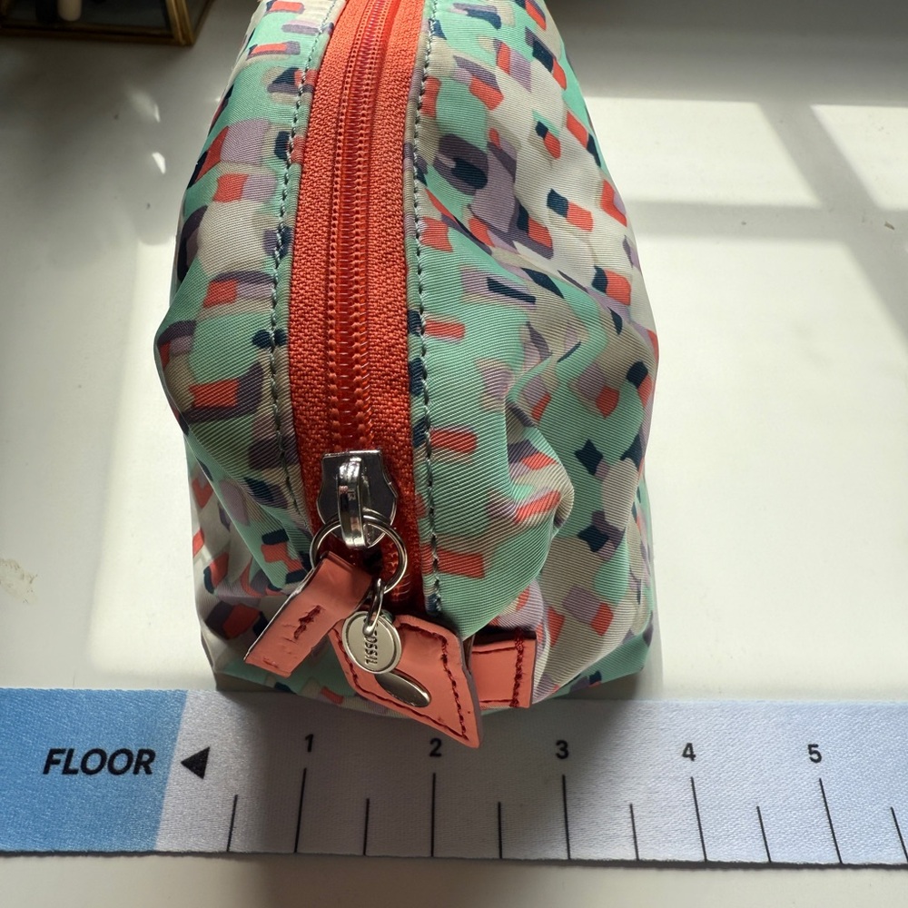 Fossil Multicolor Patterned Cosmetic Bag - Picture 8 of 9